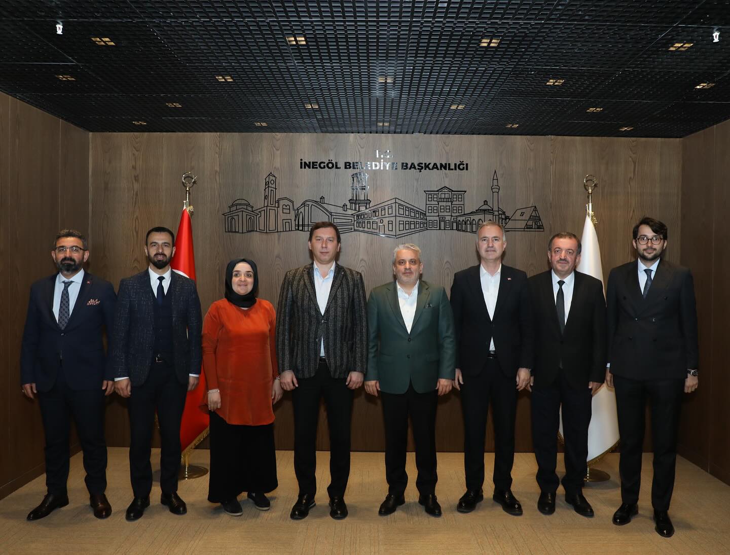 Ak Parti Milletvekili Salman İnegöl Belediye Başkanı Taban'ı Ziyaret Etti