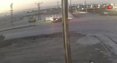  Afyonkarahisar'da kavşakta 1 kişinin hayatını kaybettiği kaza kamerada