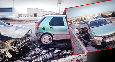 Afyonkarahisar’da zincirlerime trafik kazası 8 yaralı