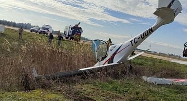 Bursa'da eğitim uçağı düştü