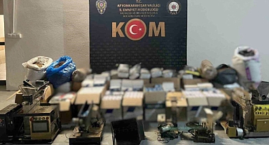 Polisten kaçak tütüncülere operasyon