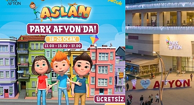 Sevilen karakter ‘Aslan’ sömestrde Park Afyon AVM’de
