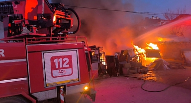 Afyon'da korkutan yangın