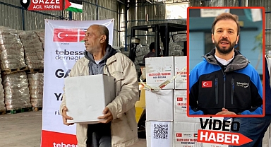 AFYON'DAN GAZZE'YE KARDEŞLİK KÖPRÜSÜ… TEBESSÜM DERNEĞİ NEFES OLMAYA DEVAM EDİYOR