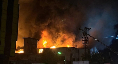 Afyon OSB'de depo yangını