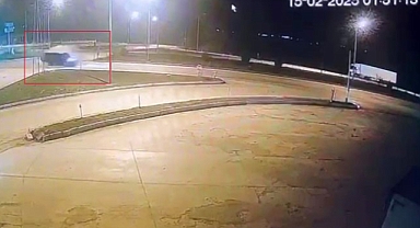 Milletvekili Yurdunuseven'in yaralandığı kaza güvenlik kamerasında