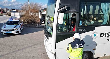 Servis taşımacılığı yapan sürücülere yönelik denetim