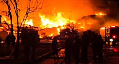 YANAN DEPO YAKININDA KİMYASAL ATIK DEPOSU VAR