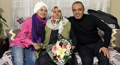 Emniyet müdürü Erol, yaşlı teyzenin iftar sofrasına konuk oldu