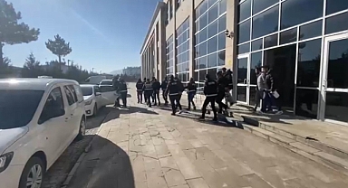 Suç örgütü operasyonunda 6 şüpheli adliyeye sevk edildi