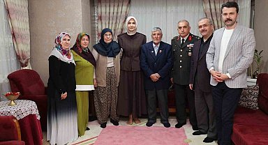 Vali Yiğitbaşı, iftarda Kıbrıs Gazisi'nin sofrasına konuk oldu