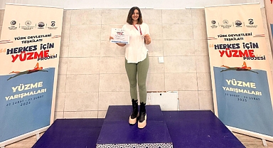 Yüzme antrenörü Bahçivan, Türkiye ikincisi oldu