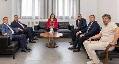 Afyon'un İl Başkanlar Başkan Köksal'ı Ziyaret Etti