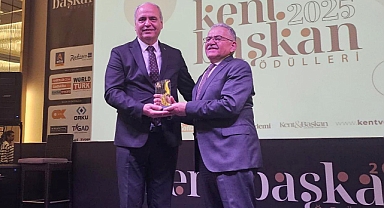 Başkan Şahin’e Kent & Başkan 2025 Ödülü