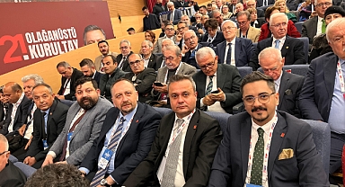 CHP Afyon Teşkilatı; CHP 21. Olağanüstü Kurultaya Katıldı