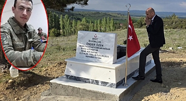 Şehit Önder Özen’in Şehit mezarı tamamlandı