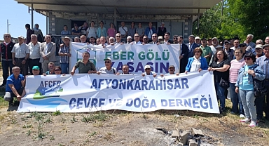 Eber Gölü Alarm Veriyor:  Farkındalık Etkinliğiyle Ses Yükseltildi