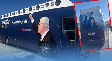 İYİ Parti Afyonkarahisar İl Teşkilatına Seçim Otobüsü Hibesi