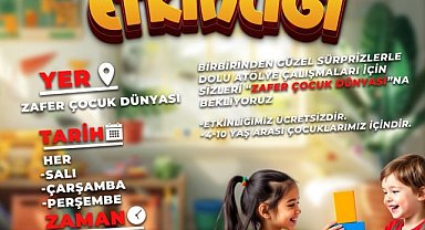 Afyonkarahisar'da Çocuklar İçin Minik Yetenekler Atölyesi Düzenleniyor