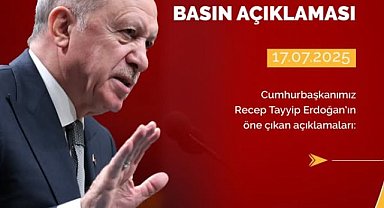 Cumhurbaşkanı Erdoğan'dan Afyonkarahisar'a Yönelik Açıklamalar