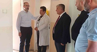 İl Sağlık Müdürü Öztürk, Çayırbağ'ı ziyaret etti