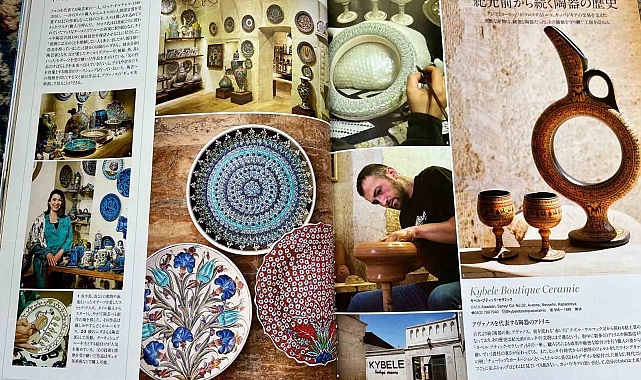 Japonya'nın seyahat dergisi Kütahyalı çini sanatçısına yer verdi