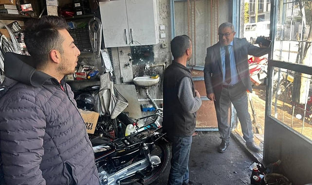 Başkan Özaşkın’dan Esnaf Ziyaretleri